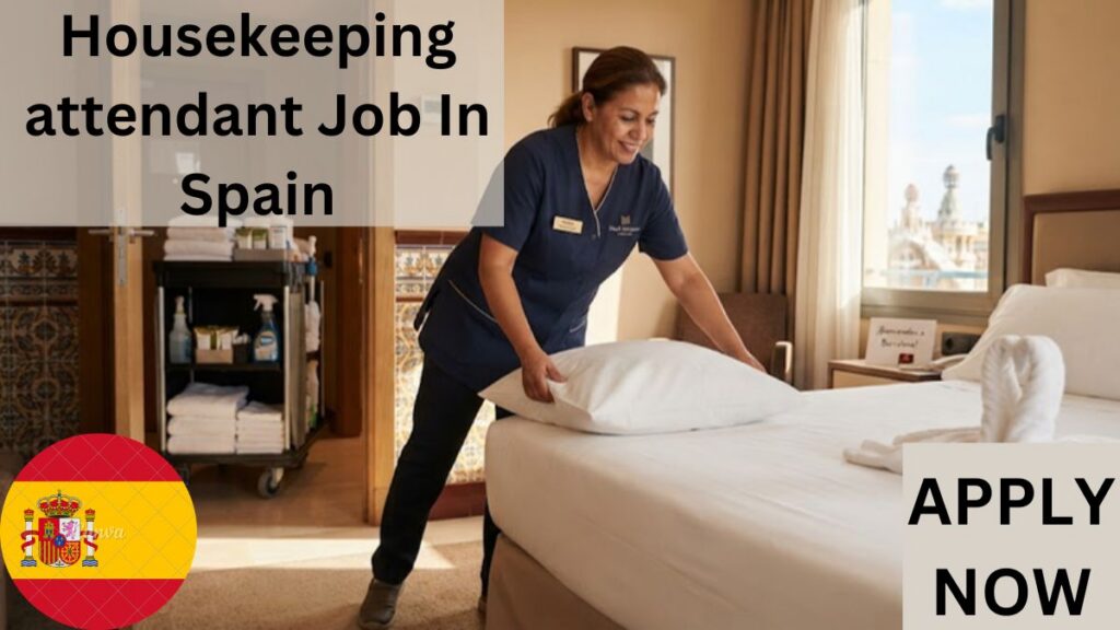 Housekeeping attendant Job In Spain