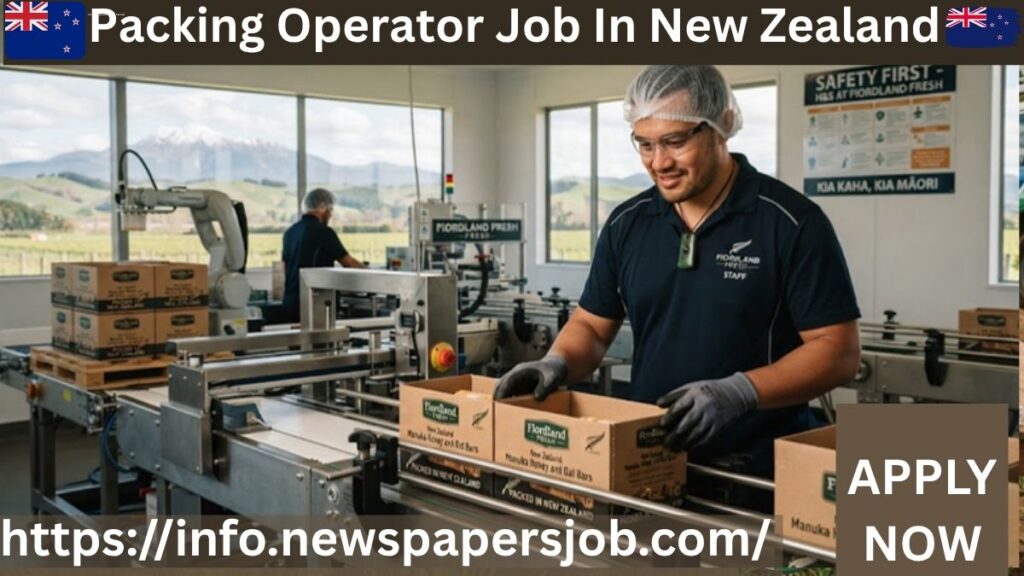 Packing Operator Job In New Zealand