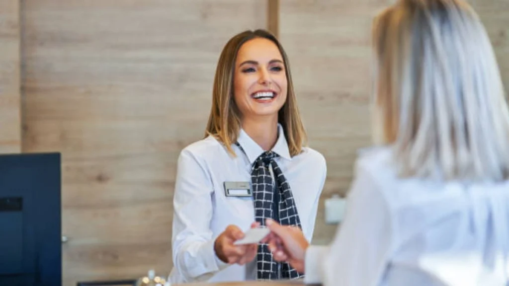 receptionist job in spain